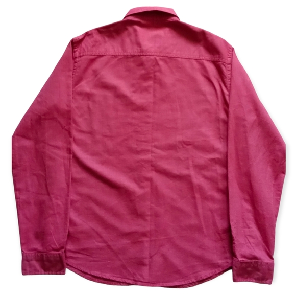Aeropostale Men's Long Sleeve Button Down. Size M. Color Pink. - Picture 10 of 12